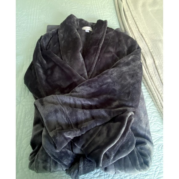 Miss Elaine Plush Bath Robe ~Medium~Super Soft Luxury Spa Pockets Belted EUC - Picture 4 of 6